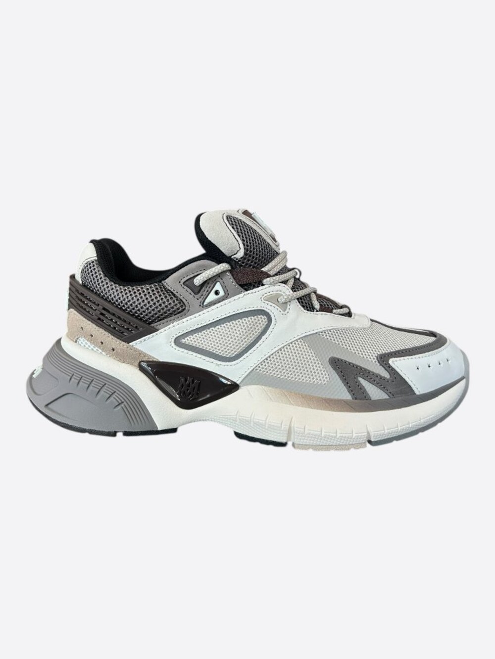 Amiri White & Brown MA Logo Runners